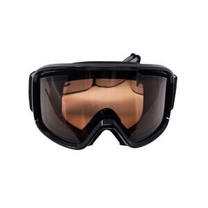 Smith Black Ski Snowboarding Goggles with Orange Yellow Tinted Lens